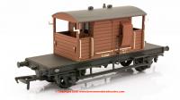 38-402B Bachmann SR 25T 'Pill Box' Brake Van Right-Hand Duckets BR Bauxite (Early) - Weathered